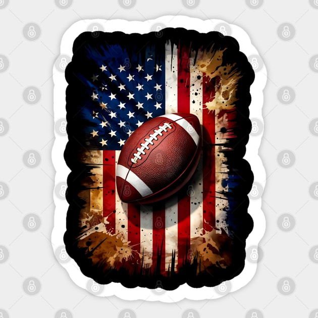 American Football, USA Football Sticker by UrbanLifeApparel